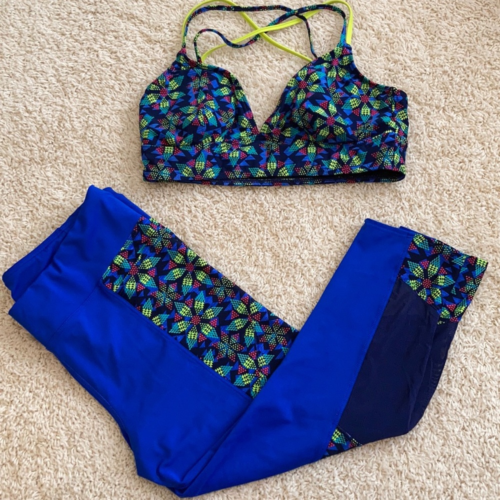Swim bra and capris set